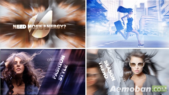 快节奏相片展示电视包装模板-Eye-Catching Volume 1: Energy