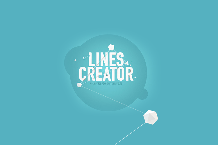 AE对象连线脚本 Lines Creator v1.01