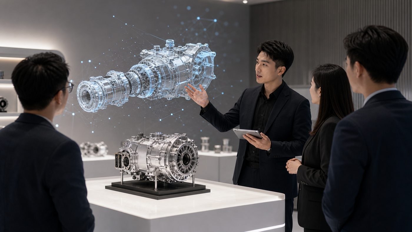 AI产品演示视频销售展示场景