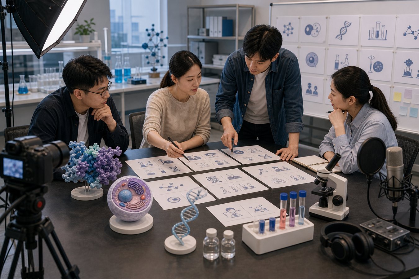 生命科学动画脚本分镜策划