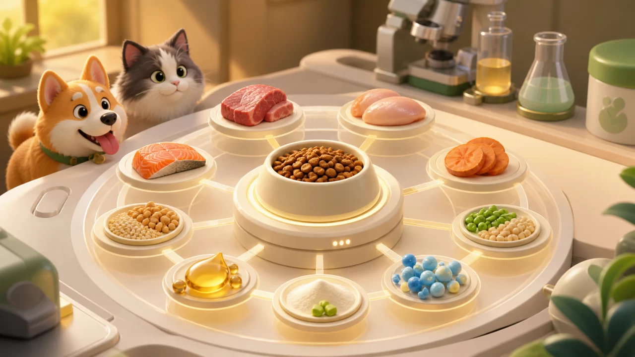 宠物食品配方卖点MG动画配图