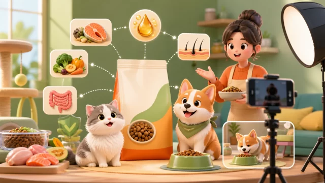 宠物食品产品科普短视频怎么做？把配方卖点和喂养场景讲清楚